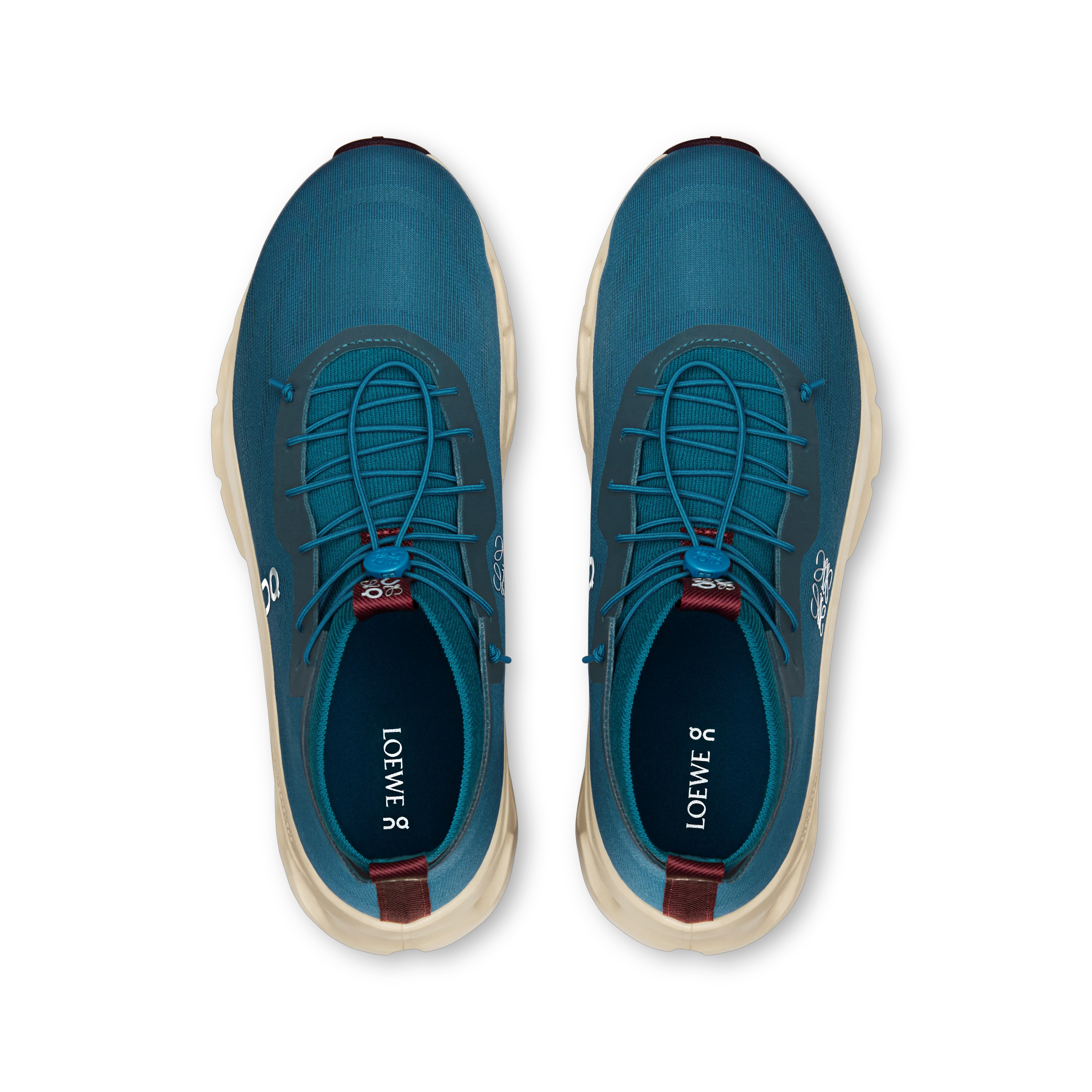 Teal Oatmeal Burgundy