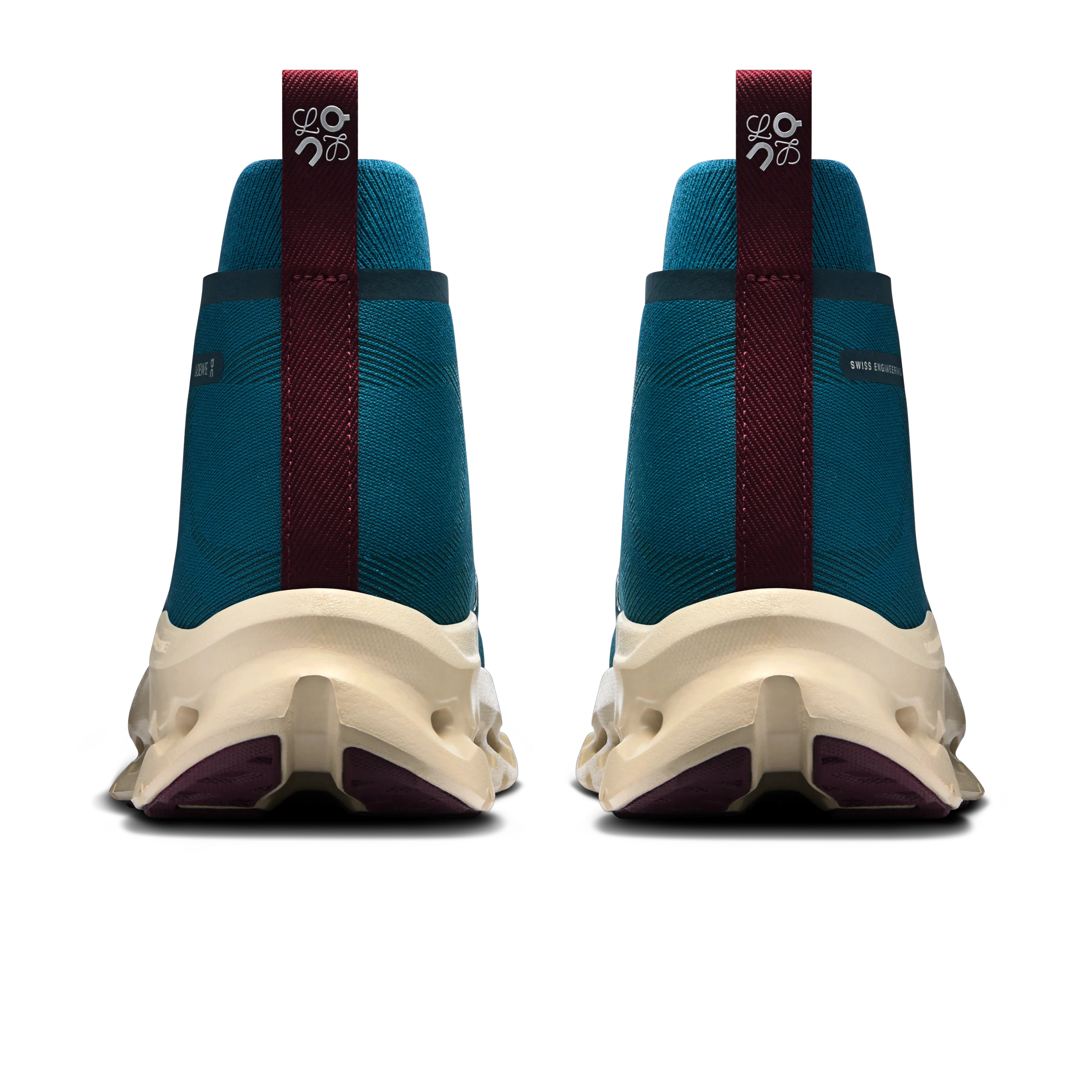 Teal Oatmeal Burgundy