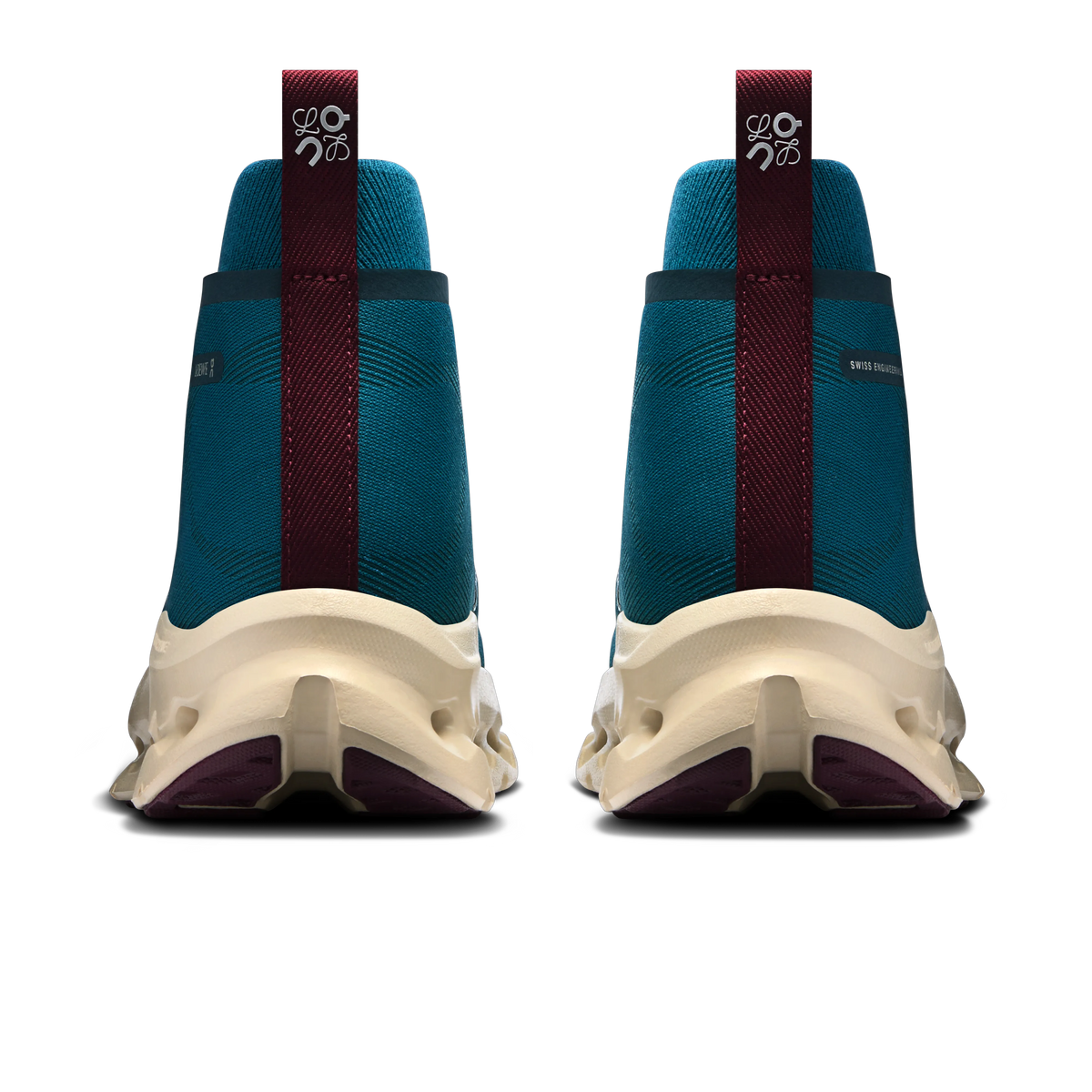 Teal Oatmeal Burgundy